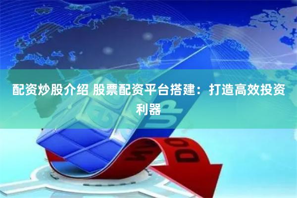 配资炒股介绍 股票配资平台搭建：打造高效投资利器